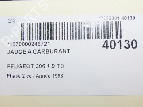 Fuel pump PEUGEOT 306 Hatchback (7A, 7C, N3, N5) 1.9 DT | BP14874319M76 