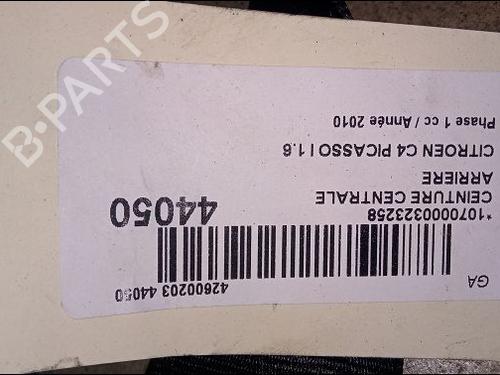 Used Rear center seatbelt Rear center seatbelt CITROËN C4 Picasso I MPV (UD_) 1.6 HDi (109 hp) 14878776 14878776