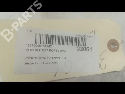 Front left exterior door handle CITROËN C4 Picasso I MPV (UD_) 1.6 HDi | BP9600892C128 