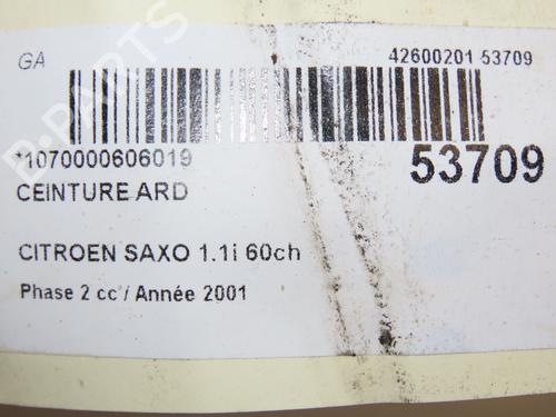 Rear right belt tensioner CITROËN SAXO (S0, S1) 1.1 X, SX | BP28968106C90 