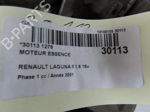 Engine RENAULT LAGUNA II (BG0/1_) 1.8 16V (BG04, BG0B, BG0C, BG0V) | BP23171301M1 - Image 2