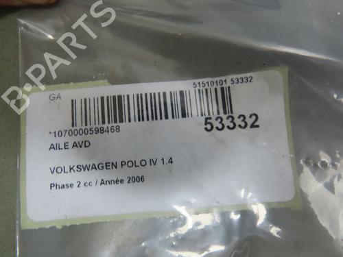 Right front fenders VW POLO IV (9N_, 9A_) 1.4 TDI | BP28968305C42 