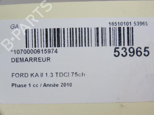 Starter FORD KA (RU8) 1.3 TDCi | BP28829033M8 