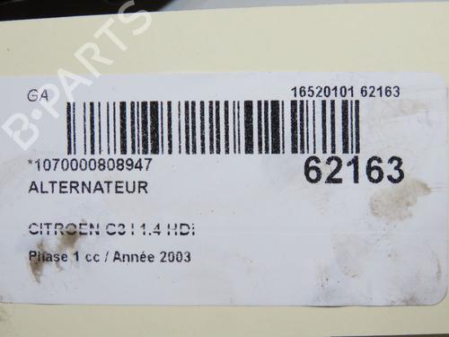 Used Alternator Alternator CITROËN C3 I (FC_, FN_) 1.4 HDi (68 hp) 40437818 40437818