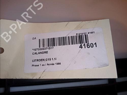 Used Grille CITROËN C15 Box Body/MPV (VD_) 1.1 (48 hp) 23175323
