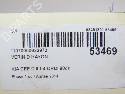 Tailgate lift support KIA CEE'D Sportswagon (JD) 1.4 CRDi 90 | BP29441814C138 