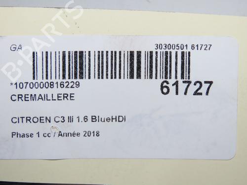 Caixa de direcção Caixa de direcção CITROËN C3 III (SX) 1.5 BlueHDi 100 (SXYHYP, SXYHTU) (102 hp) 39893845 39893845