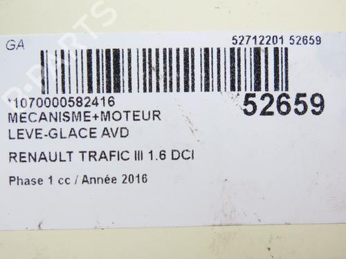 Front right window mechanism RENAULT TRAFIC III Van (FG_) 1.6 dCi 140 (FGMA, FGMC) | BP28831120C23  - Image 6