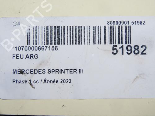 Left taillight MERCEDES-BENZ SPRINTER 3,5-t Van (B907, B910) 315 CDI RWD (907.631, 907.633, 907.635, 907.637) | BP32768884C34 - Image 5