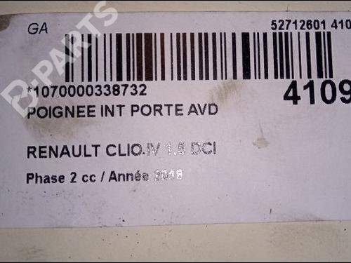 Front right interior door handle RENAULT CLIO IV (BH_) 1.5 dCi 75 | BP9619704I14 