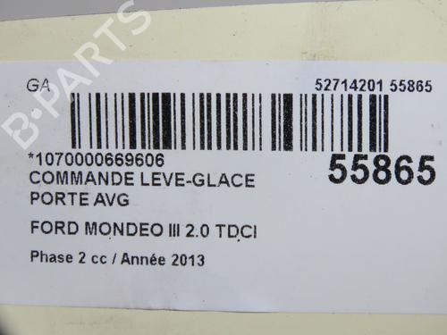 Left front window switch FORD MONDEO IV (BA7) 2.0 TDCi | BP36427235I27 - Image 4