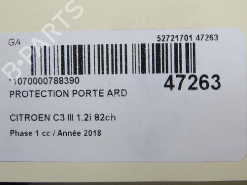 Dørliste CITROËN C3 III (SX) 1.2 VTi 82 | BP37455531C150 - Image 4