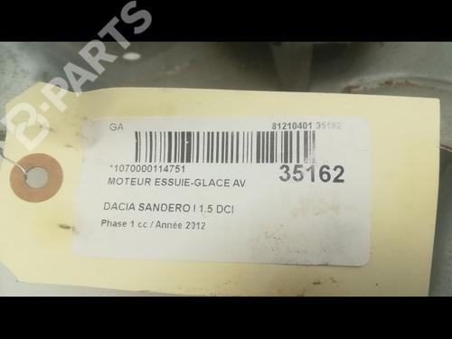 Front wiper motor DACIA SANDERO 1.5 dCi | BP9598019M29 