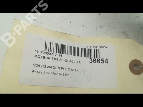 Rear wiper motor VW POLO (9N_, 9A_) 1.4 TDI | BP9604837M102 