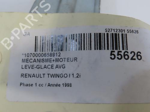 Used Front left window mechanism RENAULT TWINGO I (C06_) 1.2 (C066, C068) (58 hp) 29379925