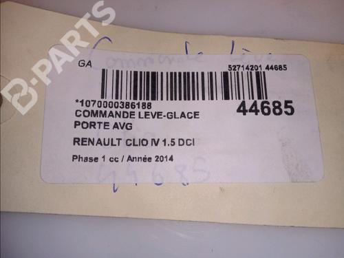 Left front window switch RENAULT CLIO IV (BH_) 1.5 dCi 90 | BP11102979I27 