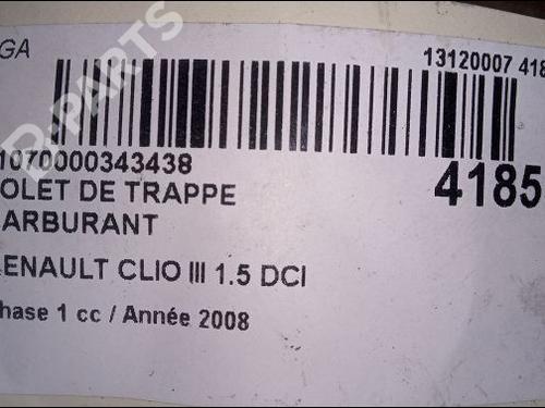 Fuel flap RENAULT CLIO III (BR0/1, CR0/1) 1.5 dCi (BR17, CR17) | BP9668968C131 