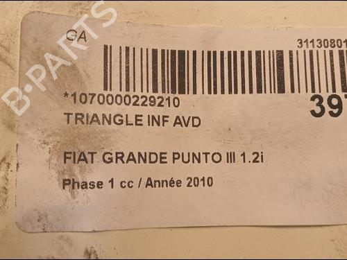 Right front suspension arm FIAT GRANDE PUNTO (199_) 1.2 | BP14875902M13