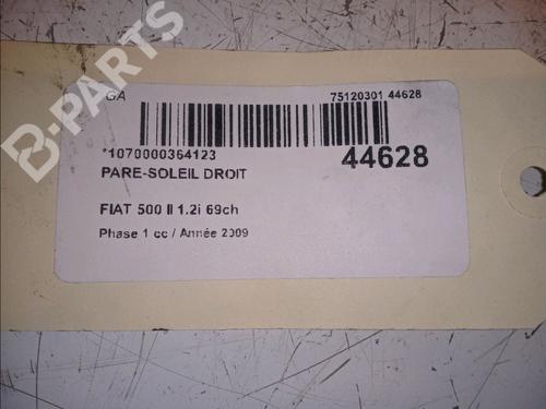 Right sun visor FIAT 500 (312_) 1.2 (312AXA1A) | BP11103861I2 