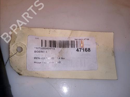 Ignition coil RENAULT CLIO II (BB_, CB_) 1.4 16V (B/CB0P, BB13) | BP14874685M94 