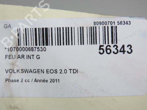 Used Left tailgate light VW EOS (1F7, 1F8) 2.0 TDI 16V (140 hp) 31077376