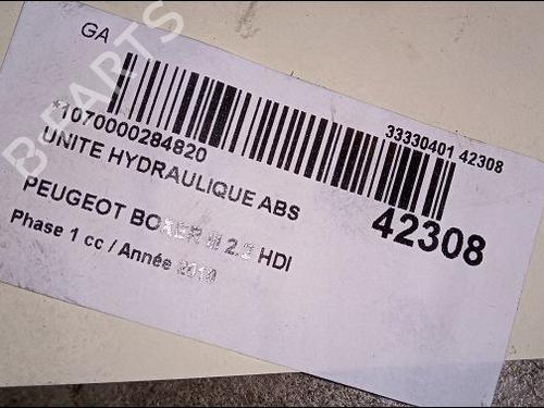 ABS pump PEUGEOT BOXER Van 2.2 HDi 100 | BP9614704M43