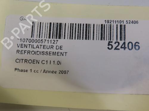 Used Radiator fan CITROËN C1 (PM_, PN_) 1.0 (68 hp) 29379883