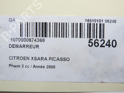 Démarreur CITROËN XSARA PICASSO (N68) 1.6 HDi (90 hp) 32377291