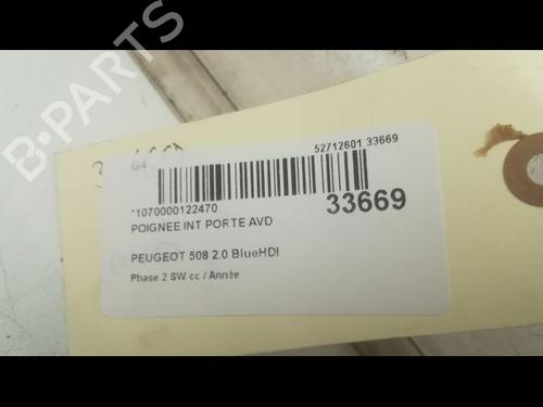 Used Front right interior door handle PEUGEOT 508 SW I (8E_) 2.0 BlueHDi 180 (180 hp) 9598473