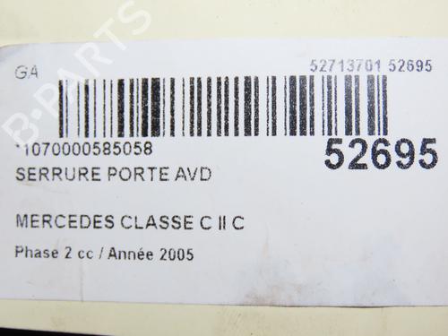 Zamek drzwi przednich prawych MERCEDES-BENZ C-CLASS Coupe (CL203) C 220 CDI (203.708) | BP28968786C97 