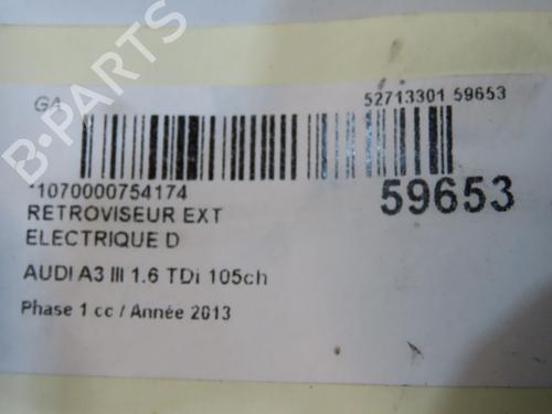 right-mirror-audi-a3-sportback-8va-8vf-2012-2013-2014-2015-2016-2017-2018-2019-2020-2021-39893927 main image