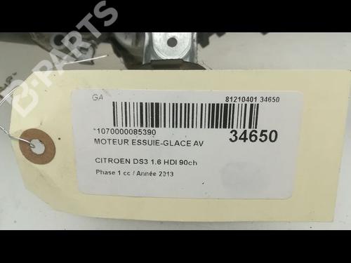 Front wiper motor CITROËN DS3 Convertible 1.6 HDi 90 | BP9596474M29 