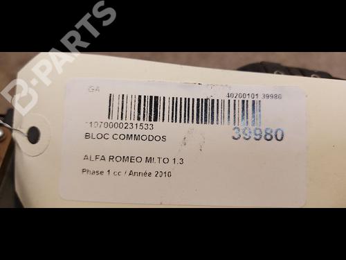 Steering column stalk ALFA ROMEO MITO (955_) 1.3 MultiJet (955AXP1A, 955AYC1A) | BP9607794I23 
