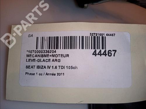 Rear left window mechanism SEAT IBIZA IV (6J5, 6P1) 1.6 TDI | BP11103185C24 
