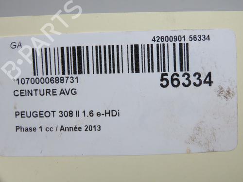 Used Front left belt tensioner Front left belt tensioner PEUGEOT 308 II (LB_, LP_, LW_, LH_, L3_) 1.6 HDi / BlueHDi 115 (115 hp) 33836451 33836451