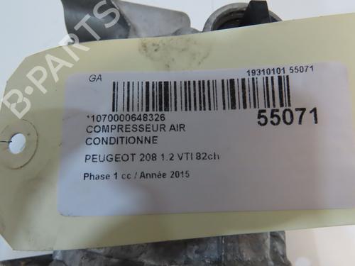 Used AC compressor PEUGEOT 208 I (CA_, CC_) 1.2 VTI 82 (82 hp) 31056219
