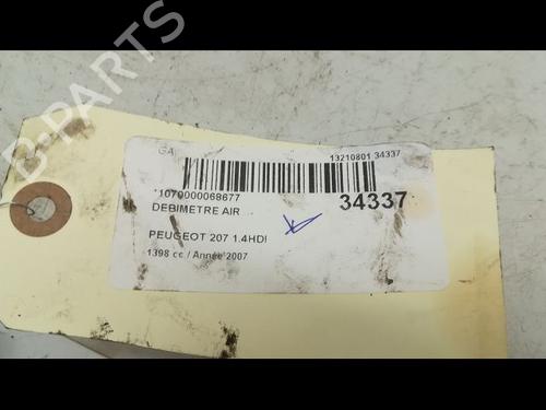 Used Mass air flow sensor Mass air flow sensor PEUGEOT 207 (WA_, WC_) 1.4 HDi (68 hp) 9595682 9595682