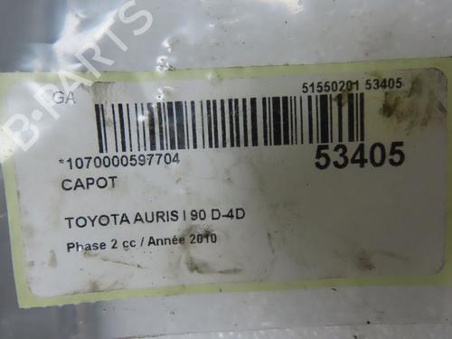 Motorhjelm Motorhjelm TOYOTA AURIS (_E15_) 1.4 D-4D (NDE150_, NDE150R) (90 hp) 33059407 33059407