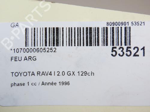 Used Left taillight TOYOTA RAV 4 I (_A1_) 2.0 4WD (SXA10, SXA11) (129 hp) 28969655