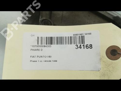 Right headlight FIAT PUNTO (176_) 60 1.2 (176AP, 176AR, 176AQ, 176BB) | BP9596453C29 