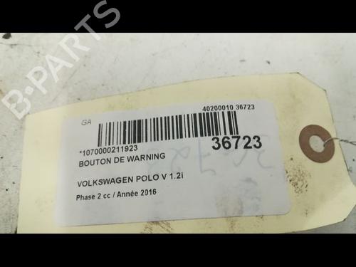 Used Warning switch Warning switch VW POLO V (6R1, 6C1) 1.2 TSI 16V (90 hp) 9604803 9604803