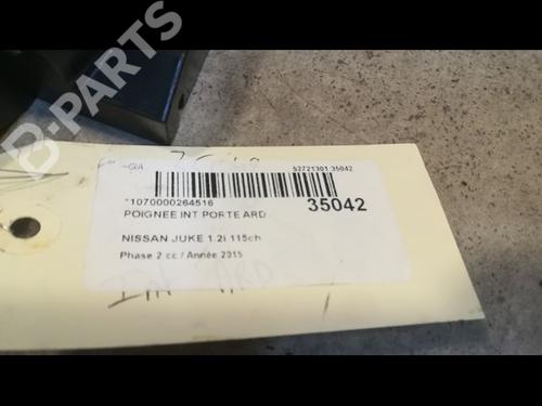 Rear right interior door handle NISSAN JUKE (F15) 1.2 DIG-T | BP9611930I16 