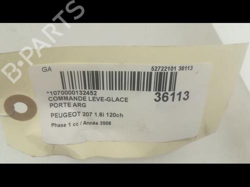 Used Left rear window switch PEUGEOT 207 (WA_, WC_) 1.6 16V VTi (120 hp) 23177121