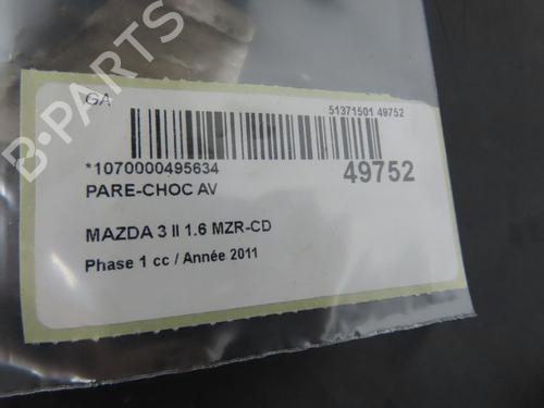 Used Front bumper Front bumper MAZDA 3 (BL) 1.6 MZ-CD (BL14) (109 hp) 33836454 33836454