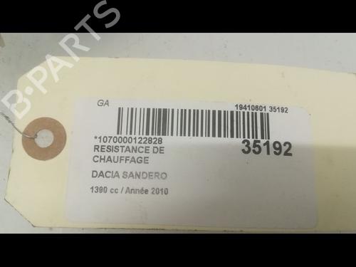 Used Heater resistor DACIA SANDERO 1.4 MPI LPG (72 hp) 11677107