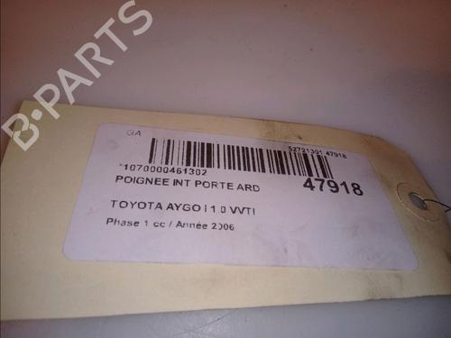 Høyre bak invendig håndtak TOYOTA AYGO (_B1_) 1.0 (KGB10_, KGB10R) | BP15076794I16 