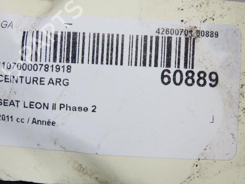 Used Rear left seatbelt Rear left seatbelt SEAT LEON (1P1) 1.6 TDI (105 hp) 40437901 40437901