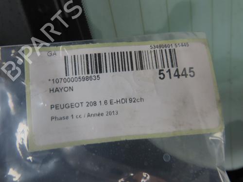 Used Tailgate PEUGEOT 208 I (CA_, CC_) 1.6 HDi (92 hp) 28802172