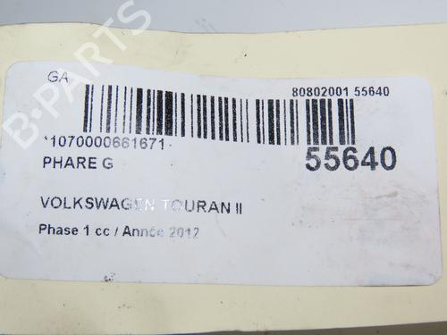 Used Left headlight VW TOURAN (1T3) 2.0 TDI (140 hp) 31151674