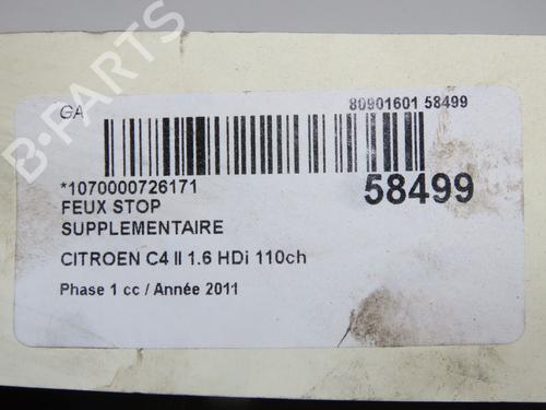 Used Third brake light Third brake light CITROËN C4 II (NC_) 1.6 HDi 110 (112 hp) 36396333 36396333